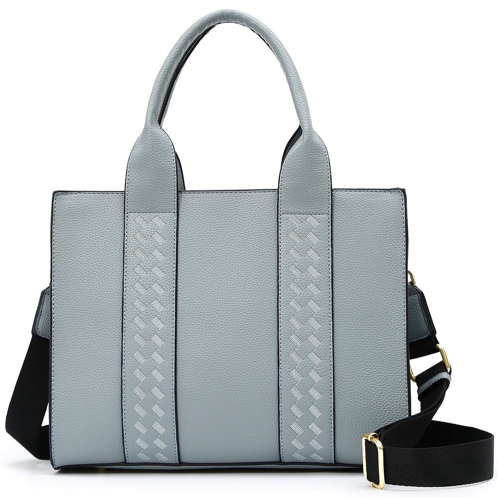 Elegant Bag Bags For Top Handle Satchel Purses And Handbags Pu Textured Strap